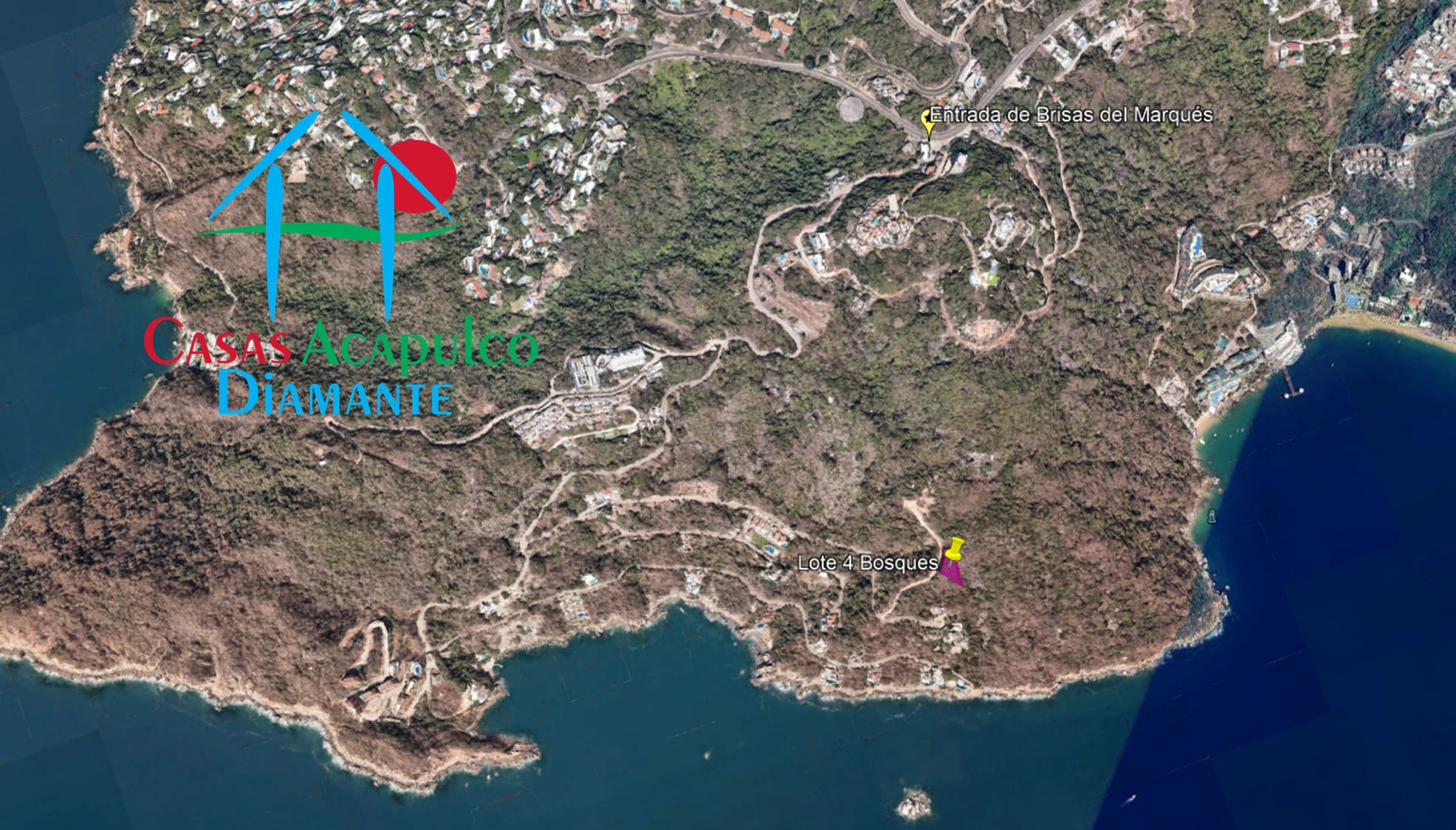 Terreno Brisas del Marqués Bosques lote 4 - Vista aérea 2